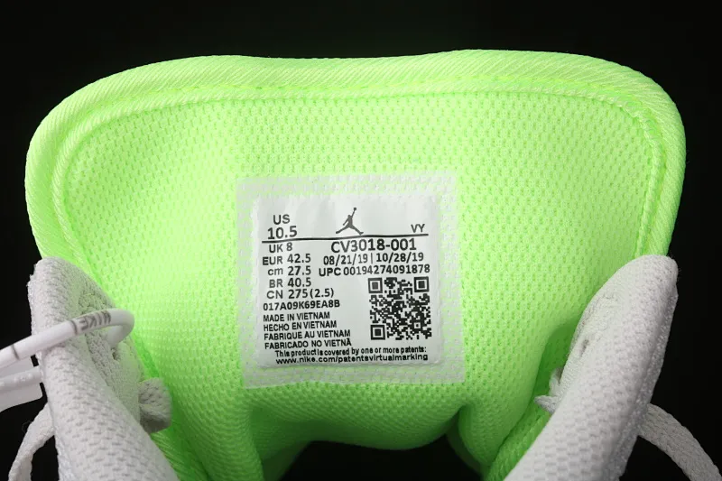 All Categories Air Jordan Jordan Series Basketball Shoes Air Jordan 1 Mid Differentiated Versions Air Jordan 1 Mid AJ1 Joe 1 Sea Salt Fluorescent Green CV3018-001